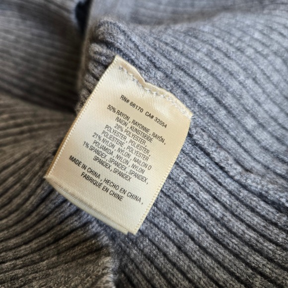 Moth Anthropologie Sz M Gray Knit Sweater Women's Medium‎ Long Sleeve Pullover - Picture 7 of 9